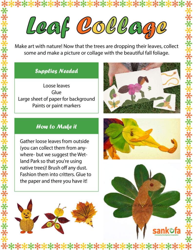 A Leaf Collage For Kids Art